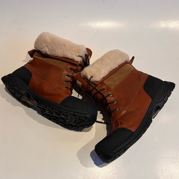 UGG Butte Cold Weather Boots, Brown Leather, Men's - Picture 7 of 10